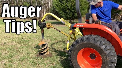 how to use a post hole digger compact tractor|everything attachments post hole digger.